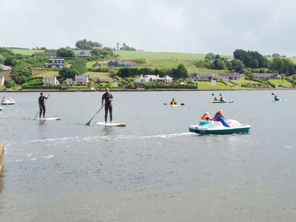 Group people enjoying SUP Rental in Cork