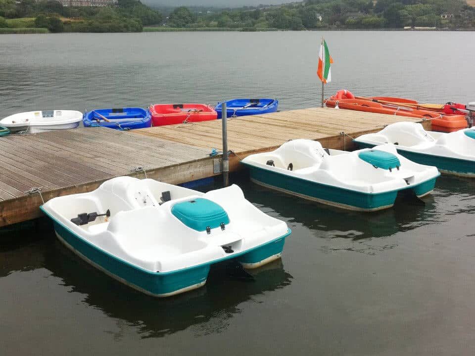 Pedal boats at the Lagoon Activity Centre